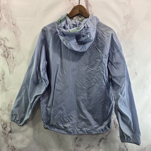 The North Face Jacket Womens Medium Blue Black Zip Running Windbreaker - Picture 5 of 10